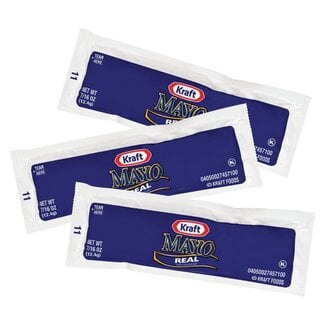 Kraft Kraft Real Mayonnaise Portion Packets, 200 ct