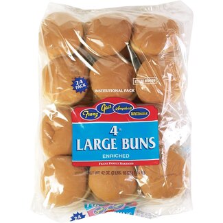 Gai's Gai's Bakery Hamburger Buns, 24 ct