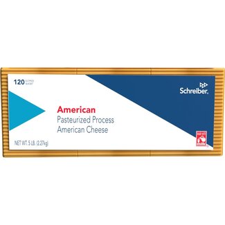 Schreiber Schreiber American Cheese 120 Slices, 5 lb