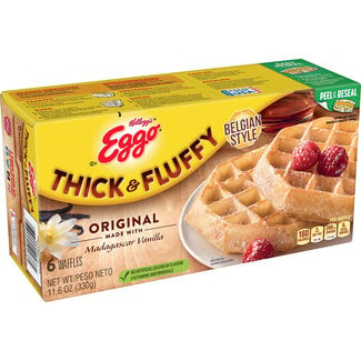 Eggo Eggo Waffle Thick & Fluffy, 11.6 oz, 8 ct