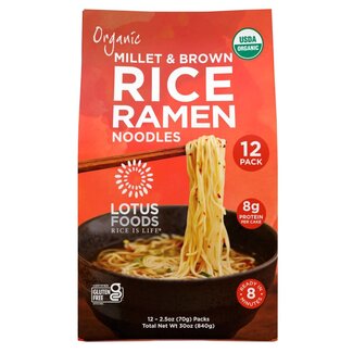 Lotus Foods Lotus Foods Organic Millet & Brown Rice Ramen Noodles, 30 oz
