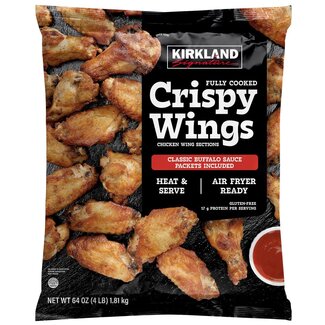 Kirkland Signature Kirkland Signature Crispy Chicken Wings Classic Buffalo Sauce, 4 lb