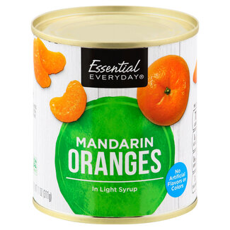 Essential Everyday Essential Everyday Mandarin Oranges In Light Syrup, 11 oz, 24 ct