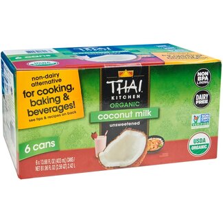 Thai Kitchen Thai Kitchen Coconut Milk Unsweetened, 13.66 oz, 6 ct