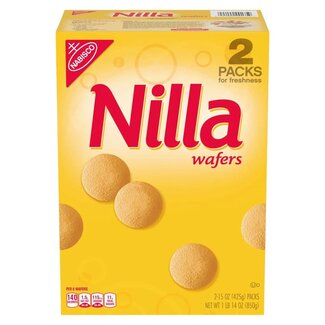 Nilla Nilla Wafers Cookies Vanilla, 15 oz, 2 ct