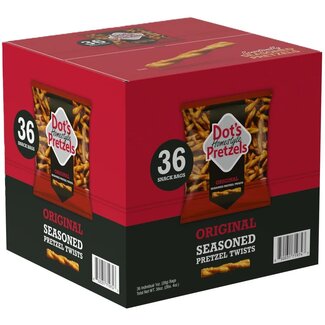 Dot's Dot's Homestyle Pretzels Original Seasoned Pretzel Twists, 1 oz, 36 ct