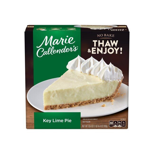 Marie Callender's Key Lime Pie Frozen Dessert, 30.4 oz, 4 ct
