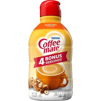 Coffee-Mate Coffee mate Liquid Coffee Creamer Non-Dairy Hazelnut, 66 oz