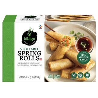 Bibigo Bibigo Vegetable Spring Rolls, 50 ct