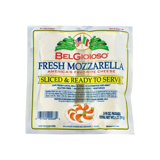Belgioioso BelGioioso Fresh Mozzarella Cheese Slices, 16 oz, 2 ct