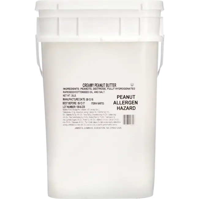Creamy Peanut Butter, 35 lb