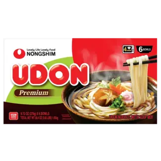 Nongshim Nongshim Udon Premium Noodle Soup, 9.73 oz, 6 ct