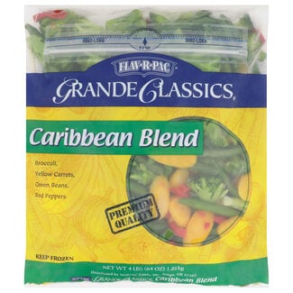 Flav-R-Pac Flav-R-Pac Grande Classics Caribbean Blend, 4 lb, 6 ct