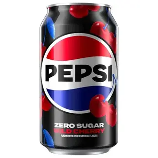 Pepsi Pepsi Wild Cherry Zero Sugar, 12 oz, 2-12 ct