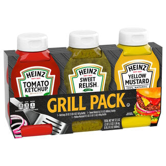 Heinz Heinz Ketchup Sweet Relish And Yellow Mustard Picnic Pack, 54 oz, 4 ct