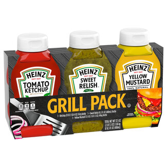 Heinz Heinz Ketchup Sweet Relish And Yellow Mustard Picnic Pack, 54 oz