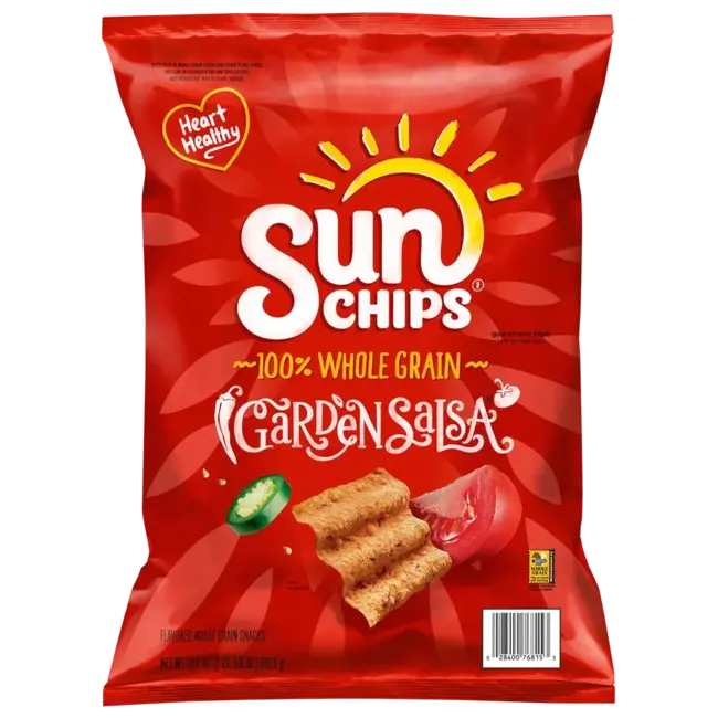 Sun Chips Whole Grain Snacks Garden Salsa, 21.6 oz