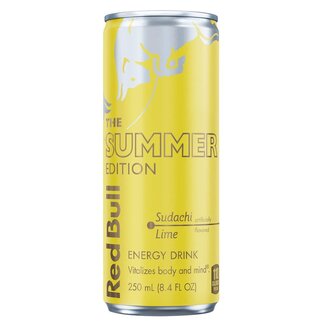 Red Bull Red Bull Summer Edition Energy Drink Sudachi Lime, 8.4 oz, 24 ct