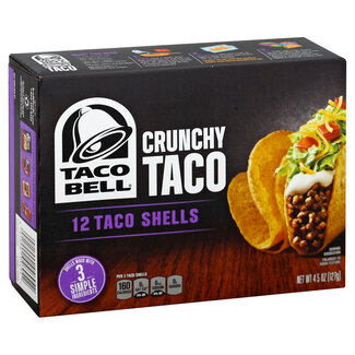 Taco Bell Taco Bell Crunchy Shells Box, 4.5 oz