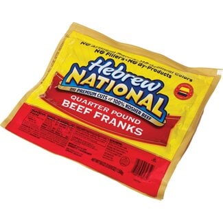 Hebrew National Hebrew National Quarter Pound Beef Franks, 3.5 lb