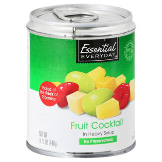 Essential Everyday Essential Everyday In Heavy Syrup Fruit Cocktail, 8.75 oz