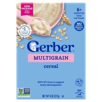 Gerber Gerber Cereal Multigrain, 8 oz, 5 ct