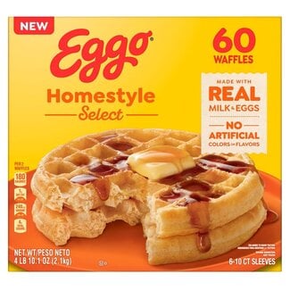 Eggo Eggo Waffles Homestyle Select, 60 ct