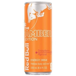 Red Bull Red Bull Amber Edition Strawberry Apricot, 8.4 oz, 24 ct