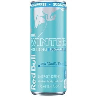 Red Bull Red Bull Winter Iced Vanilla Berry Sugar Free, 8.4 oz, 24 ct