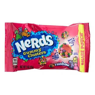Nerds Nerds Gummy Clusters Rainbow, 3 oz, 12 ct