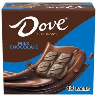 Dove Dove Milk Chocolate Full Size Candy Bars, 1.44 oz, 18 ct