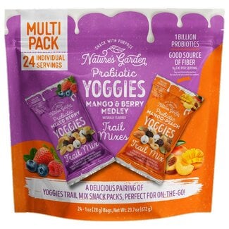 Nature's Garden Nature's Garden Probiotic Yoggies Trail Mix Variety Pack, 1 oz, 24 ct