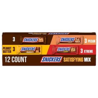 Snickers Snickers Satisfying Mix Variety Pack, 1.65 oz, 12 ct