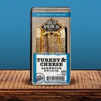 Great American Deli Great American Deli Turkey & Cheese, 5 oz, 20 ct