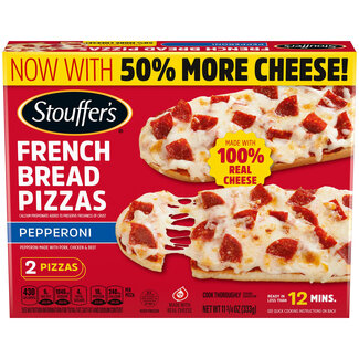 Stouffer's Stouffers French Bread Pepperoni Frozen Pizza Box, 11.75 oz, 10 ct