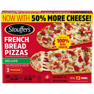 Stouffer's Stouffers French Bread Deluxe Pizzas, 12.75 oz, 10 ct