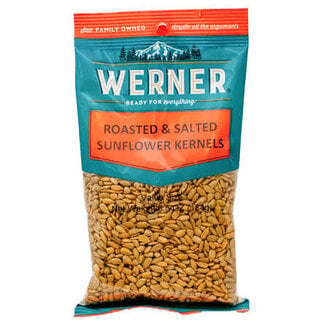 Werner Werner Sunflower Kernels Roasted Salted, 6.5 oz, 6 ct