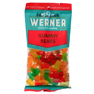 Werner Werner Sour Bears, 7 oz, 6 ct