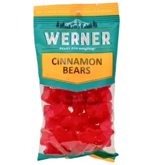 Werner Werner Cinnamon Bears, 9 oz, 6 ct
