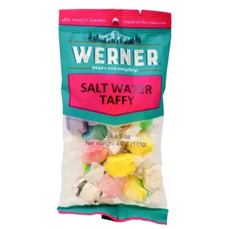 Werner Werner Salt Water Taffy, 5 oz, 6 ct