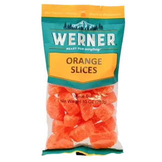 Werner Werner Orange Slices, 10 oz, 6 ct