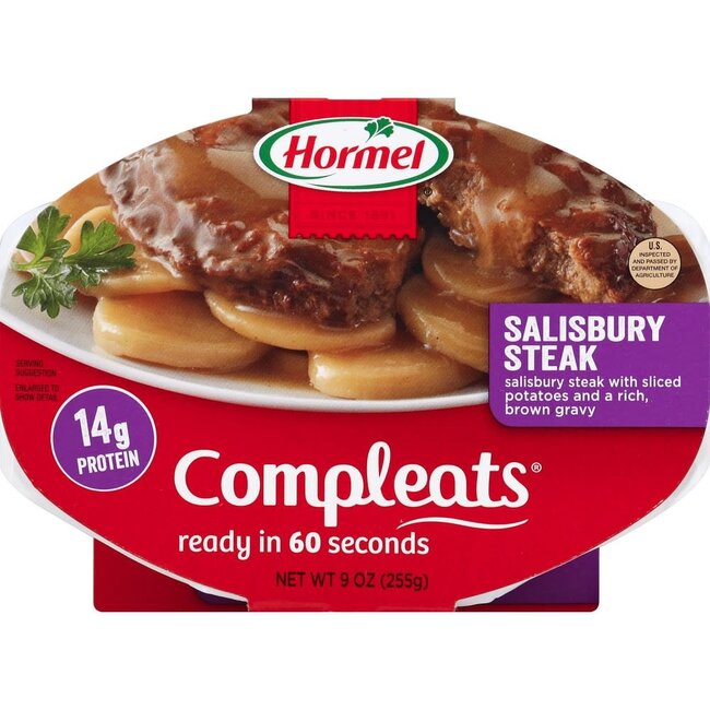 Hormel Compleats Salisbury Steak, 9 oz, 6 ct