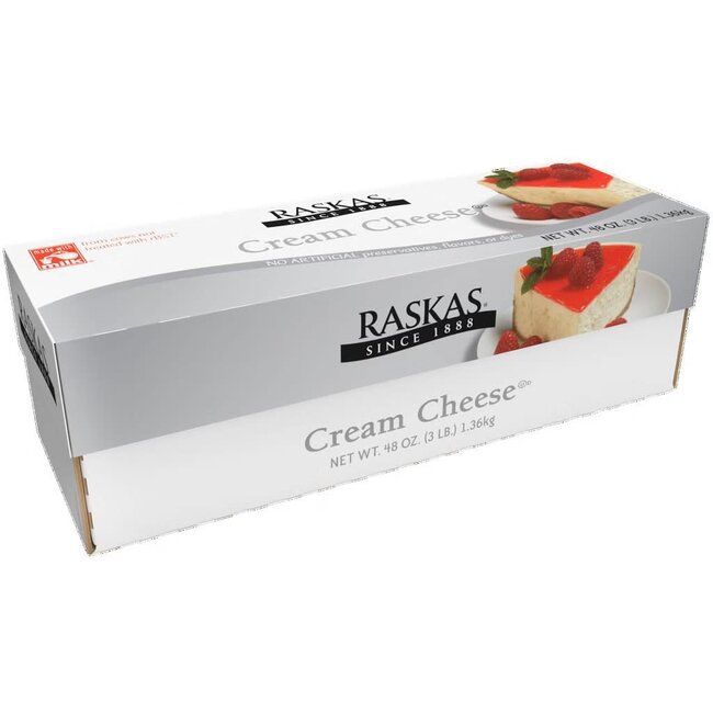 Raskas Cream Cheese, 3 lb