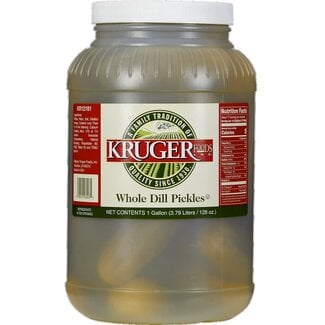 Kruger Kruger Foods Whole Dill Pickles, 1 gal