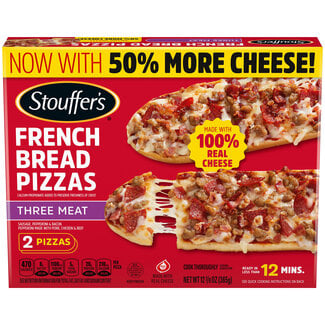 Stouffer's Stouffer's French Bread Three Meat Frozen Pizza Box, 12.88 oz, 10 ct