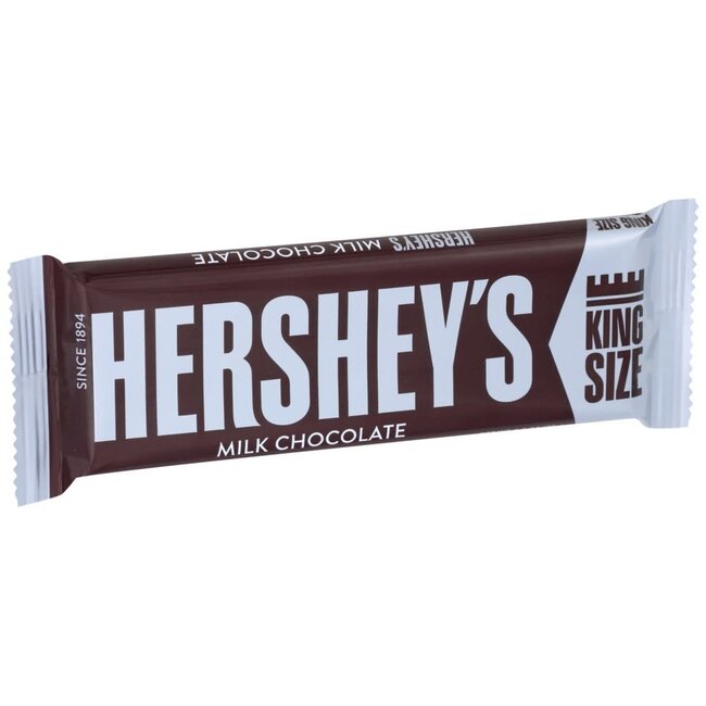Hershey's Milk Chocolate King Size, 2.6 oz, 18 ct