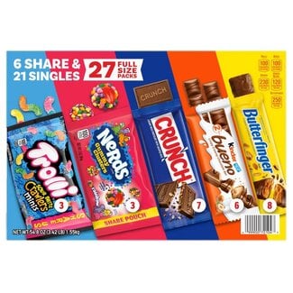 Ferrero Ferrero Share and Singles Candy Variety Pack, 27 ct