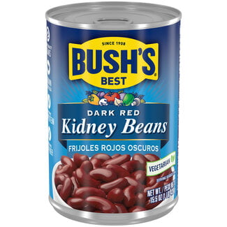 Bush's Best Bush's Best Kidney Beans Dark Red, 15.5 oz, 12 ct