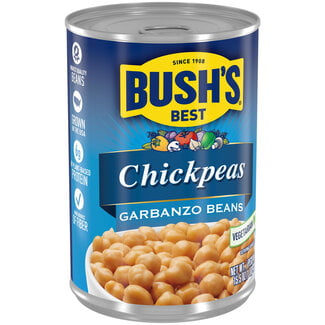 Bush's Best Bush's Best Chickpeas Garbanzo Beans, 15.5 oz, 12 ct
