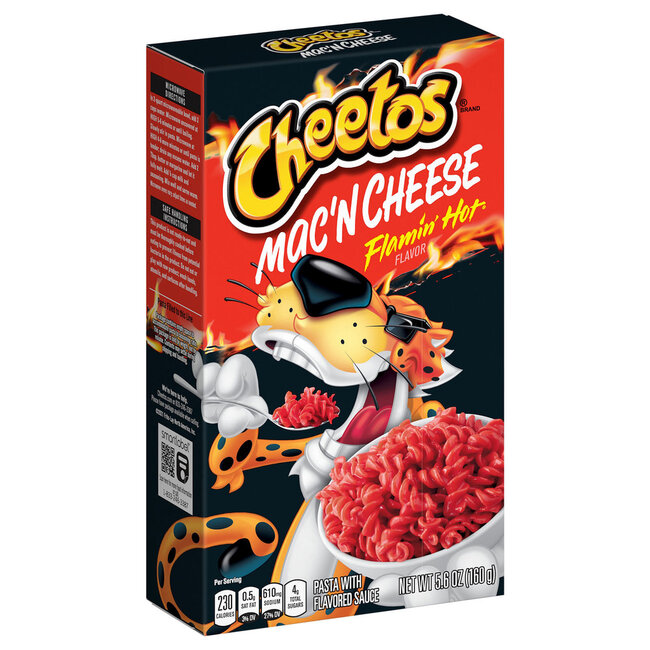 Cheetos Mac'n Cheese Pasta Flamin' Hot Flavored Sauce, 5.6 oz, 12 ct